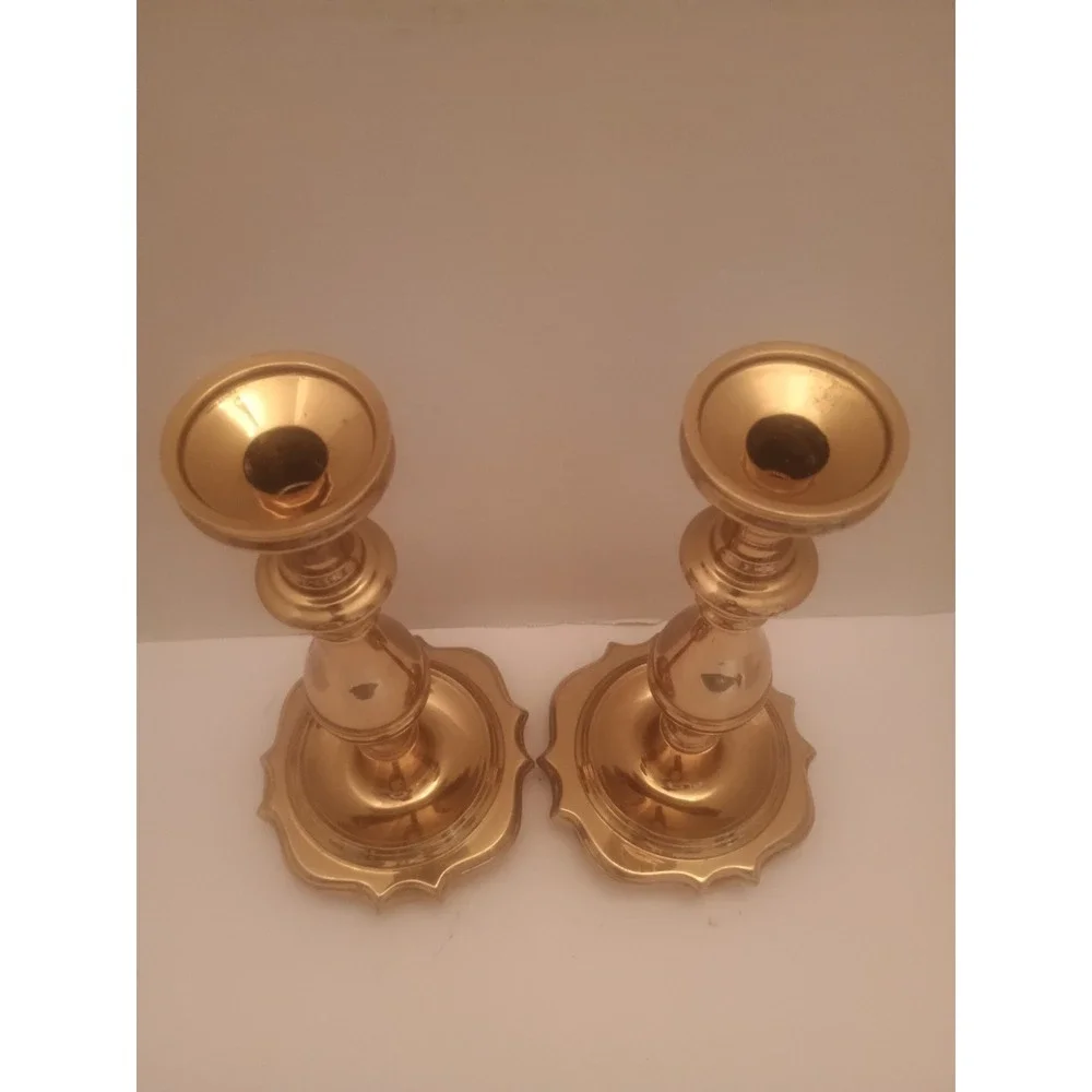 Harrin Footed Heavy Candlesticks